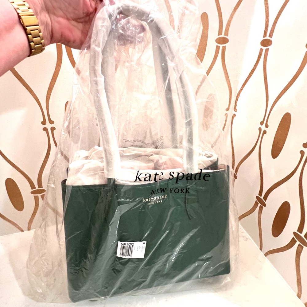 Kate Spade All Day Large Emerald Green Tote - Picture 7 of 11